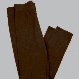 INC. International Concepts, chocolate brown leggings, size 4